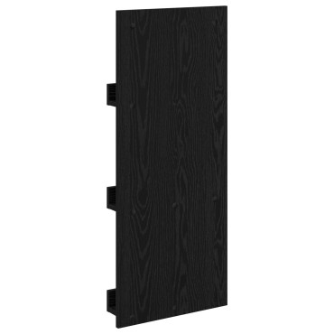 vidaXL Ράφι Περιοδικών Μαύρη Οξυά 43x11x102cm Επεξεργασμένο Ξύλο 1 τεμ.