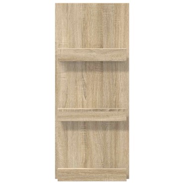 vidaXL Ράφι Περιοδικών Δρύς Sonoma 43x11x102cm Επεξεργασμένο Ξύλο 1 τεμ.