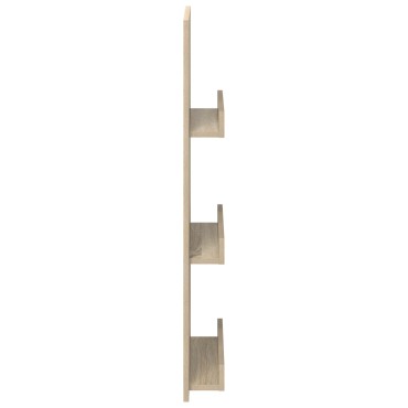 vidaXL Ράφι Περιοδικών Δρύς Sonoma 43x11x102cm Επεξεργασμένο Ξύλο 1 τεμ.