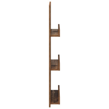 vidaXL Ράφι Περιοδικών Παλιό ξύλο 43x11x102cm Επεξεργασμένο Ξύλο 1 τεμ.