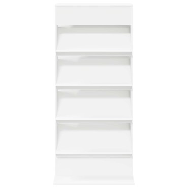 vidaXL Ράφι Περιοδικών Λευκό 70x41x156cm Επεξεργασμένο Ξύλο