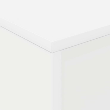 vidaXL Ράφι Περιοδικών Λευκό 70x41x156cm Επεξεργασμένο Ξύλο