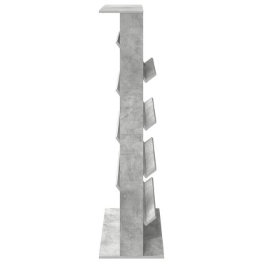 vidaXL Ράφι Περιοδικών Σκυρόδεμα Γκρι 70x41x156cm