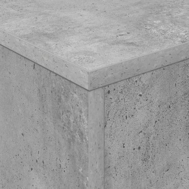 vidaXL Ράφι Περιοδικών Σκυρόδεμα Γκρι 70x41x156cm