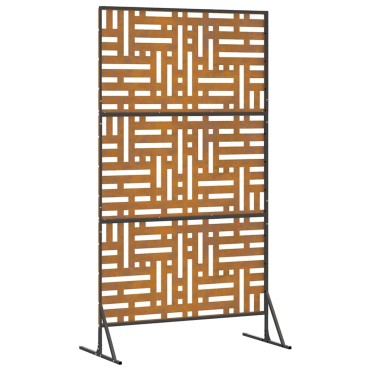 vidaXL Οθόνη Ιδιωτικότητας 100x50x180cm Σκ rusty