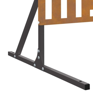 vidaXL Οθόνη Ιδιωτικότητας 100x50x180cm Σκ rusty