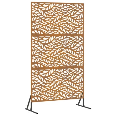 vidaXL Οθόνη Ιδιωτικότητας 100x50x180cm Σκ rusty