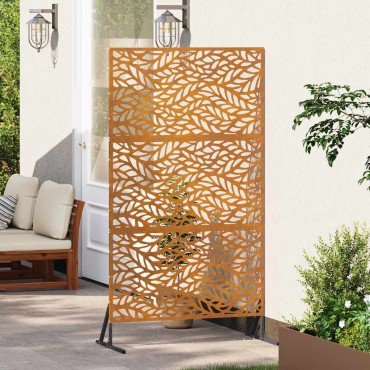 vidaXL Οθόνη Ιδιωτικότητας 100x50x180cm Σκ rusty