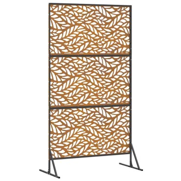 vidaXL Οθόνη Ιδιωτικότητας 100x50x180cm Σκ rusty