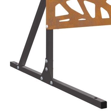 vidaXL Οθόνη Ιδιωτικότητας 100x50x180cm Σκ rusty
