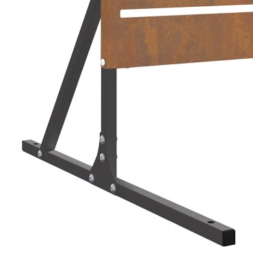 vidaXL Οθόνη Ιδιωτικότητας 100x50x180cm Σκ rusty