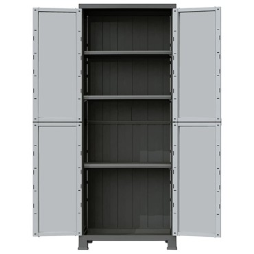 vidaXL Πλαστικό Ντουλάπι 68x39x171,5cm 1 τεμ.