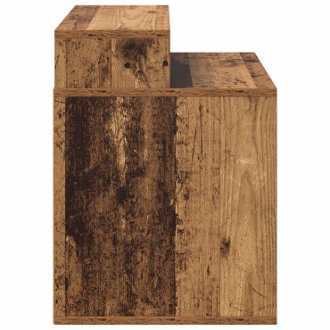 vidaXL Σπίτι Γάτας Παλαιωμένο ξύλο 42,5 x 40 x 53,5 εκ