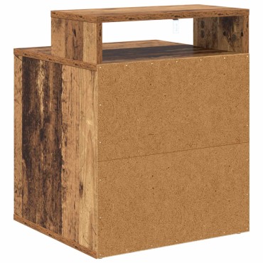 vidaXL Σπίτι Γάτας Παλαιωμένο ξύλο 42,5 x 40 x 53,5 εκ