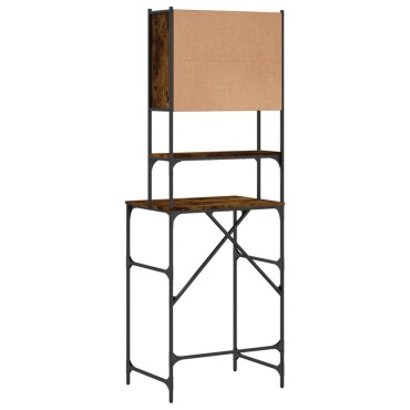vidaXL Ντουλάπι Πλυντηρίου Καπνιστή Δρυς 68x48,5x194 εκ.