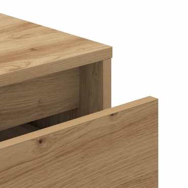 vidaXL Συρτάρι Box Artisan Δρυς 40,5x40x40cm Ξύλο μηχανής