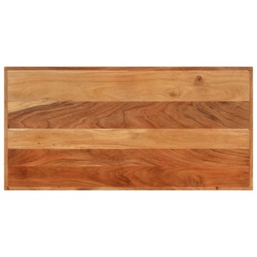 vidaXL Τραπέζι Μπαρ 110x55x107cm από Μασίφ Ξύλο Ακακίας & Σίδηρο 1 τεμ.
