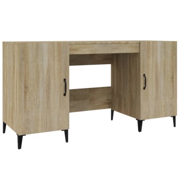vidaXL Γραφείο Sonoma Δρυς 140x50x75cm από Επεξεργασμένο Ξύλο 1 τεμ.