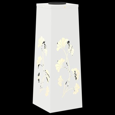 vidaXL Ηλιακό LED Φως Δρόμου 2 τμχ. Θερμό λευκό 18 x 18 x 50 εκ.