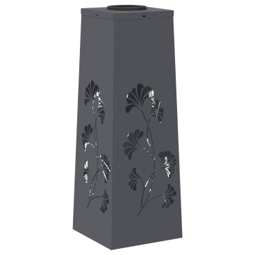 vidaXL Ηλιακό LED Φως Δρόμου 2 τμχ. Θερμό λευκό 18 x 18 x 50 εκ.