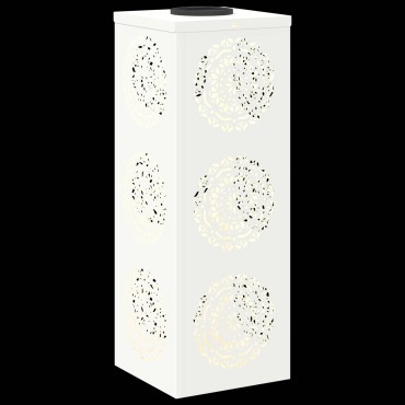 vidaXL Ηλιακό LED Φως Δρόμου 2 τμχ. Θερμό λευκό 18 x 18 x 50 εκ.