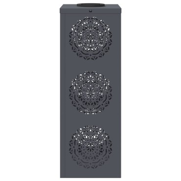 vidaXL Ηλιακό LED Φως Δρόμου 2 τμχ. Θερμό λευκό 18 x 18 x 50 εκ.