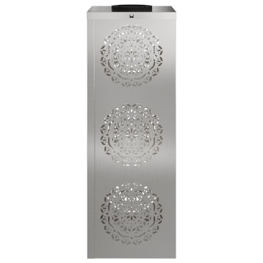 vidaXL Ηλιακό LED Φως Δρόμου 2 τμχ. Θερμό λευκό 18 x 18 x 50 εκ.
