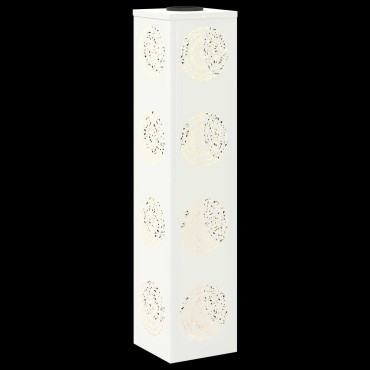 vidaXL Ηλιακό LED Φως Δρόμου 2 τμχ. Θερμό λευκό 18 x 18 x 80 εκ.