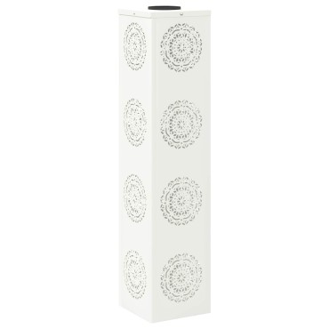 vidaXL Ηλιακό LED Φως Δρόμου 2 τμχ. Θερμό λευκό 18 x 18 x 80 εκ.