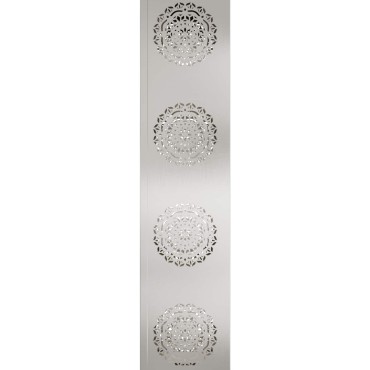 vidaXL Ηλιακό LED Φως Δρόμου 2 τμχ. Θερμό λευκό 18 x 18 x 80 εκ.