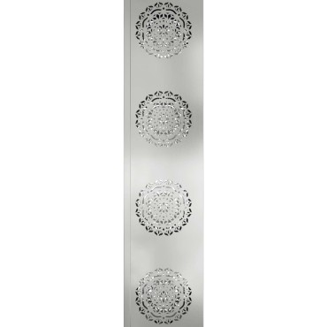 vidaXL Ηλιακό LED Φως Δρόμου 2 τμχ. Θερμό λευκό 18 x 18 x 80 εκ.