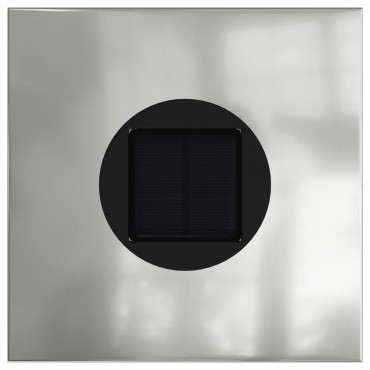 vidaXL Ηλιακό LED Φως Δρόμου 2 τμχ. Θερμό λευκό 18 x 18 x 50 εκ.