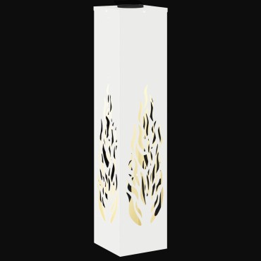vidaXL Ηλιακό LED Φως Δρόμου 2 τμχ. Θερμό λευκό 18 x 18 x 80 εκ.