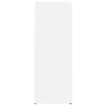 vidaXL Σχέδιο & βάση αποθήκευσης Λευκό 25 x 24,5 x 64 εκ.