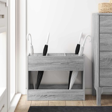 vidaXL Σχέδιο & βάση αποθήκευσης Γκρίζο Σονομα 65 x 24 x 50 εκ