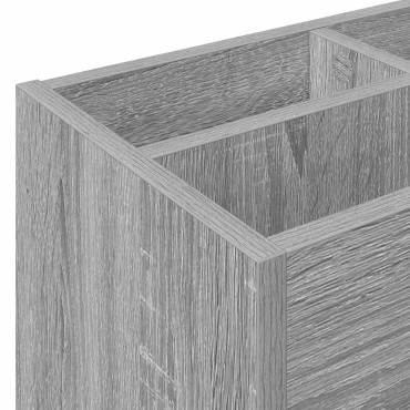 vidaXL Σχέδιο & βάση αποθήκευσης Γκρίζο Σονομα 65 x 24 x 50 εκ