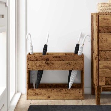 vidaXL Σχέδιο & βάση αποθήκευσης Παλιό ξύλο 65 x 24 x 50 εκ