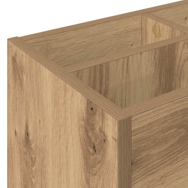 vidaXL Σχέδιο & βάση αποθήκευσης Artisan Oak 65 x 24 x 50 εκ