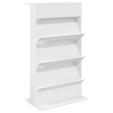 vidaXL Ράφι Περιοδικών Λευκό 70x41x126cm Επεξεργασμένο Ξύλο