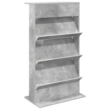 vidaXL Ράφι Περιοδικών Σκυρόδεμα Γκρι 70x41x126cm