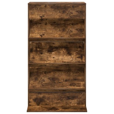 vidaXL Ράφι Περιοδικών Καπνιστό Δρύς 70x41x126cm