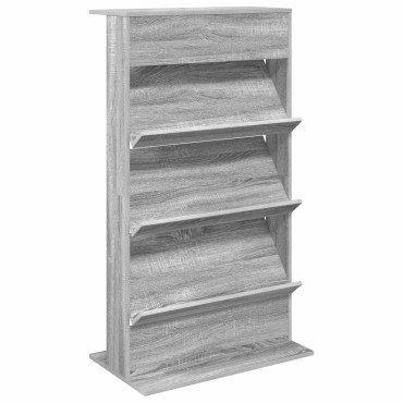 vidaXL Ράφι Περιοδικών Γκρίζο Σονομα 70x41x126cm