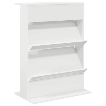 vidaXL Ράφι Περιοδικών Λευκό 70x41x96cm Επεξεργασμένο Ξύλο