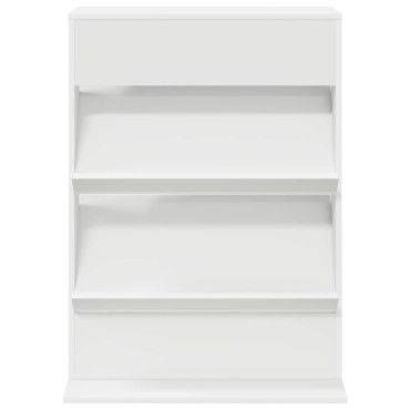 vidaXL Ράφι Περιοδικών Λευκό 70x41x96cm Επεξεργασμένο Ξύλο