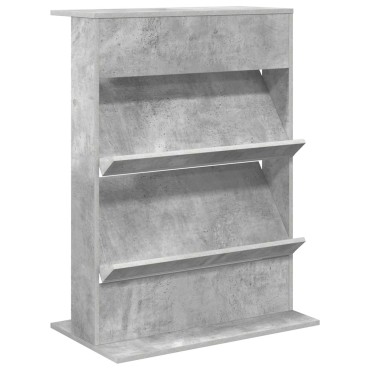 vidaXL Ράφι Περιοδικών Σκυρόδεμα Γκρι 70x41x96cm