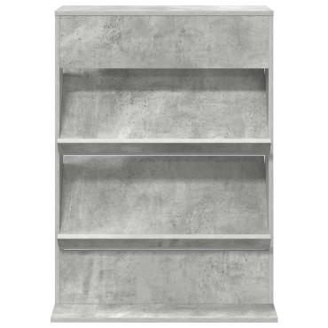 vidaXL Ράφι Περιοδικών Σκυρόδεμα Γκρι 70x41x96cm