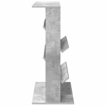 vidaXL Ράφι Περιοδικών Σκυρόδεμα Γκρι 70x41x96cm