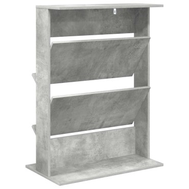 vidaXL Ράφι Περιοδικών Σκυρόδεμα Γκρι 70x41x96cm
