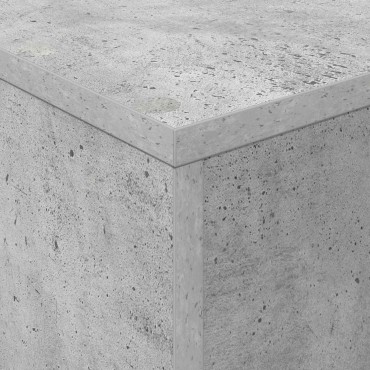 vidaXL Ράφι Περιοδικών Σκυρόδεμα Γκρι 70x41x96cm