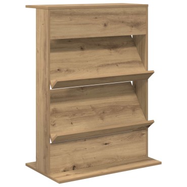 vidaXL Ράφι Περιοδικών Artisan Oak 70x41x96cm Επεξεργασμένο Ξύλο